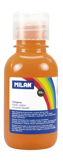 Bouteille gouache 125 ml orange