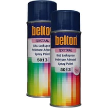 2 sprays de peinture Belton Spectral RAL5013 bleu cobalt 400ml