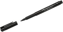 Lot de 10 feutres encre pigmentée PITT Artist Pen - FABER-CASTELL - Pointe calligraphie 2,5 mm - Noir