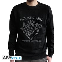 Game Of Thrones - Sweat Stark homme black (Taille XXL)