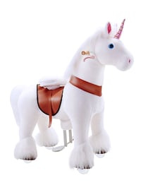 Licorne Blanche à monter Grand Modèle pour 4 à 9 ans - PonyCycle