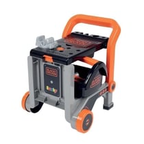 Black+Decker - Diable + Boite 3 en 1 - 19 accessoires - Fabriqué en France