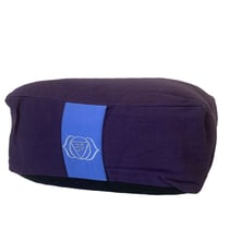 Épais coussin de méditation et yoga indigo 6ème chakra