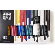 Peinture acrylique - Liquitex - Basics Acrylic - Coffret 6 tubes de 118ml - Assortiment