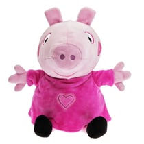 Peluche Bouillotte Peppa pig rose