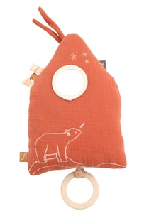 Peluche Mini Musical maison brodé