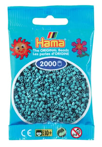 2 000 perles mini (petites perles Ø2,5 mm) bleu gris