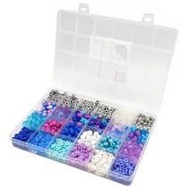 MégaCréa DIY - Maxi Boite perles heishi et acrylique 170 g