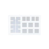 Moule en silicone 17 cm x 10,5 cm x 4,5 cm - Organiseur 9 carrés