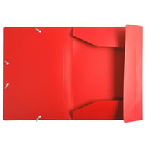 Chemise à élastique 3 rabats Polypropylène 4/10e Opaque Eco - A4 - Rouge - x 30 - Exacompta