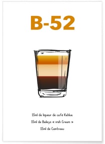 Affiche Shooter B52 | A3 : 29,7x42cm