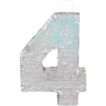 Pinata Holographique Chiffre 4