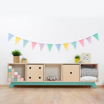 Meuble de rangement NABOSKY turquoise 1x5