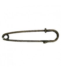 Epingle à Kilt classique Laiton vieilli 70 MM X 1 - Union Knopf Marron