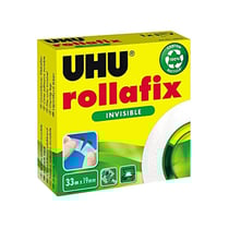 Ruban adhésif invisible Rollafix UHU 33 m x 19 mm