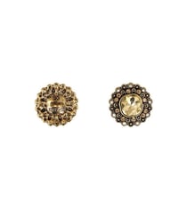 Bouton strass or