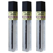 Mine de rechange PENTEL - HI-POLYMER SUPER - 0,2 mm - B - Lot de 3 étuis de 12 mines