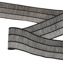 Bobine 25m ruban 3 tons 30mm Gris Noir