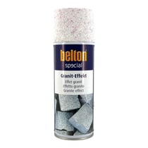 Spray de peinture effet granit blanc Belton 400ml