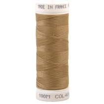 Fil à coudre polyester 100m made in France - beige 404