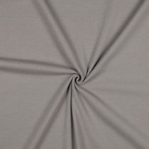 Tissu Jersey Coton côtelé uni Taupe