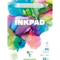 Bloc - Dessin - Feutres à alcool - A4 - 25 feuilles - 90g - Alcohol Inkpad - Clairefontaine