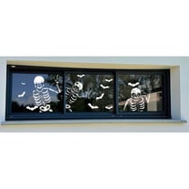 Stickers de Fenêtre Squelette