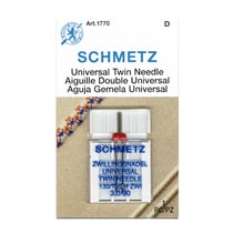 Aiguille double universelle SCHMETZ - 3.0/90 - Argent - Acier
