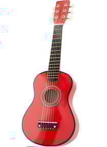 Guitare rouge