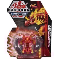 Bakugan evolutions : dragonoid evo avec carte - boule rouge - saison 4 - spin master 20138049