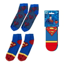 DC Comics - Pack de 2 Paires de chaussettes Superman 38-45