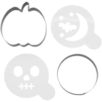Set de 4 Moules à Biscuits et Pochoirs Halloween