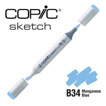 Copic - Marqueur à l'alcool Copic Sketch B34 Manganese Blue