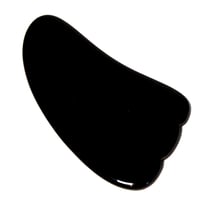 Gua Sha Palme en Obsidienne noire - Omsaé