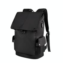 Sac À Dos Ordinateur Grande Capacité Avec Port USB Étanche Et Confortable Noir YONIS