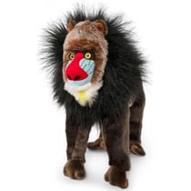 Peluche singe mandrill 31 cm - living nature - an723