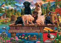 Puzzle 1000 pièces - Villégiature Canine - Schmidt Spiele
