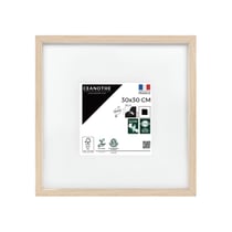 Cadre photo Wild brut 30x30 cm avec passe-partout 13x13 cm