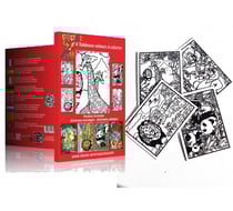 Tableau velours a colorier POCKET ANIMAUX SAUVAGES Sericolor