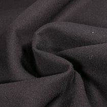 Tissu Drap de manteau uni Noir