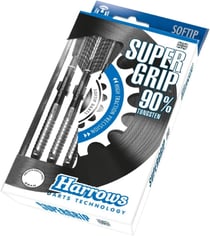 Fléchettes Supergrip 90 soft 16g Supergrip - Harrows - Bleu