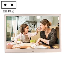 Cadre Photo Numérique 12.1 Pouces Haute Résolution Avec Télécommande Et Support Or Rose YONIS
