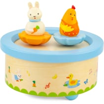 Boite à musique Poule et Lapin - Ulysse