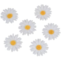 6 Marguerites Blanches - Tissu