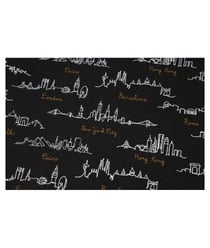 Tissu coton roadtrip de 140 cm de largeur roadtrip noir vendu par 50 cm