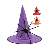 Chapeau de Sorcière Araignée - Rouge