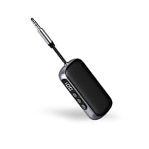 FORCE PLAY Adaptateur Audio Bluetooth 2-en-1 Emetteur et Récepteur Jack 3.5mm Noir