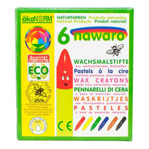 Boîte de 6 pastels à la cire
