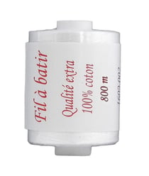 Fil À Batir 100% Coton Bobine De 800 mètres - Care & Create Blanc