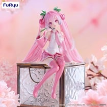 Hatsune Miku - Statuette Noodle Stopper Sakura Miku 2024 Pearl Color Ver. 15 cm - Furyu